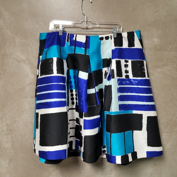 Lane Bryant Pleated Multcolor A line Skirt Size 20 - Picture 7 of 8